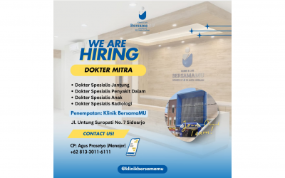 WE ARE HIRING DOKTER – MITRAKLINIK & LAB BERSAMAMU MEMBER OF RS MATA UNDAAN