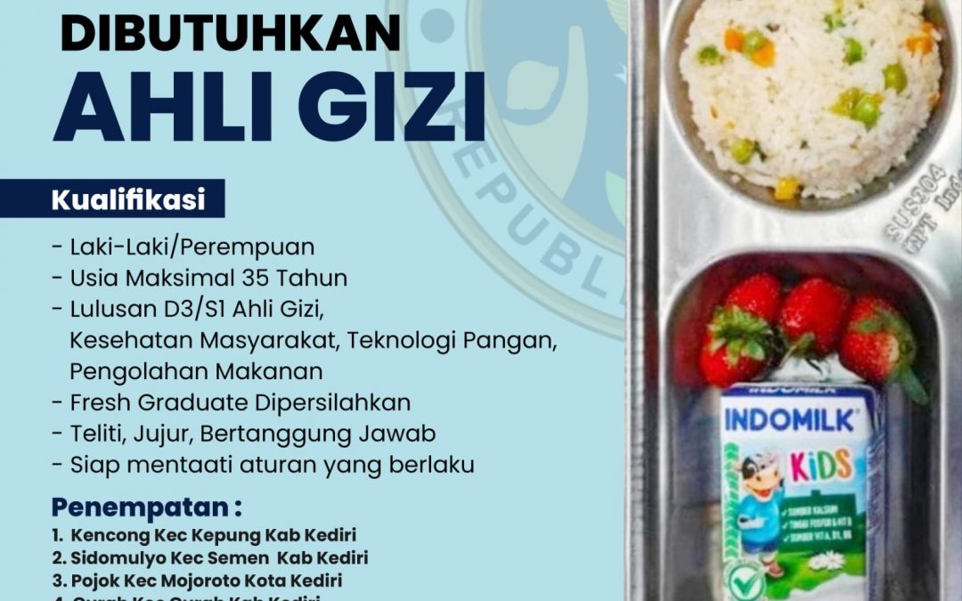 LOWONGAN KERJA AHLI GIZI